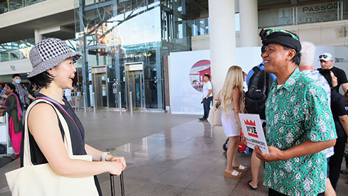 ガイドとご対面