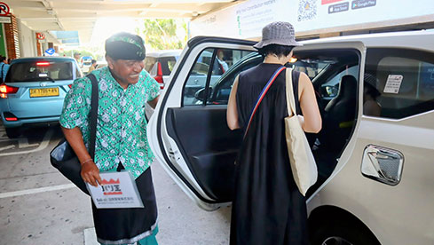 専用車送迎の画像