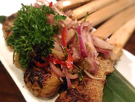 ウブドのカフェでご夕食